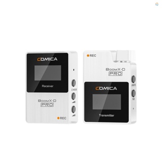 {Fsth} Comica BoomX-D PRO D1 One-Trigger-One ไมโครโฟนไร้สาย 2.4G ช่องสัญญาณคู่ การ์ดหน่วยความจําในตัว 8G โหมดเอาต์พุตดิจิทัล และอะนาล็อก ระยะ 100 ม. สําหรับ DSLR Mirro