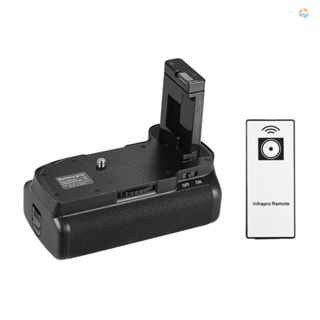 {Fsth} Vertical Battery Grip Holder for  D5100 D5200 DSLR Camera EN-EL 14 Battery Powered with IR Remote Control
