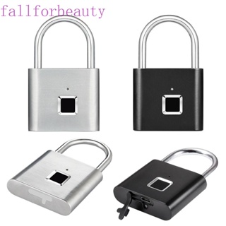 Fallforbeauty กุญแจล็อกประตูอัจฉริยะ แบบสังกะสีอัลลอย กันน้ํา กันขโมย เพื่อความปลอดภัย