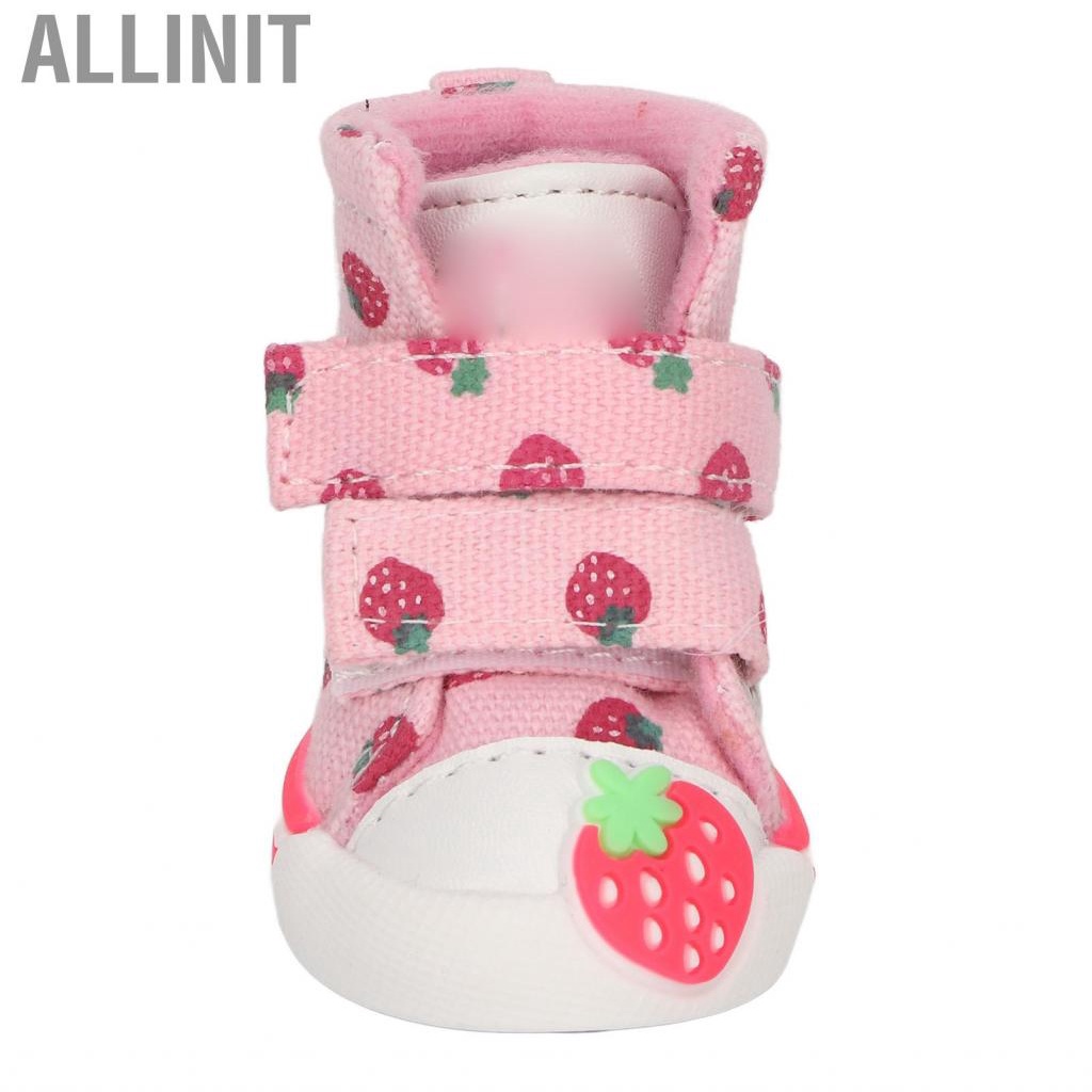 allinit-dogs-costumes-dog-shoes-slip-resistant-breathable-canvas-cute-strawberry-boots-for-small-dogs-teddy-bichon-pomeranian