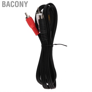 Bacony Mini DIN 7 Pin Male To 3 RCA Cable Explosion Proof PVC Pure Copper Core for  Equipment