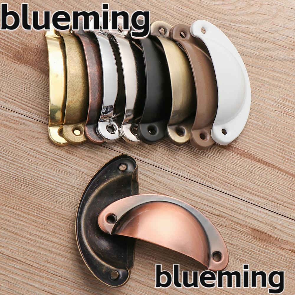 blueming2-มือจับประตูตู้เสื้อผ้า-เฟอร์นิเจอร์-ทองเหลือง-รูปเปลือกหอย-สไตล์โบราณ-2-ชิ้น