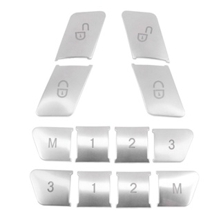 12pcs/set Button Sticker Practical ABS Protective Accessories Duarble Car Seat Easy Install For Benz A B E Class