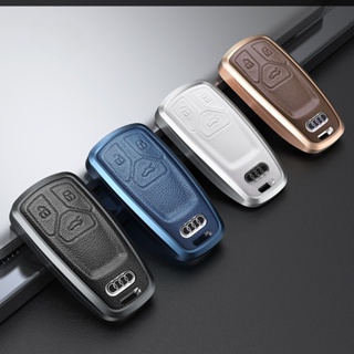 เคสกุญแจรีโมทรถยนต์ แบบหนัง สําหรับ Audi A8 A6L A7 TTS A4 A4L A5 A6 Q5 Q5L Q7 S5 S7 Series