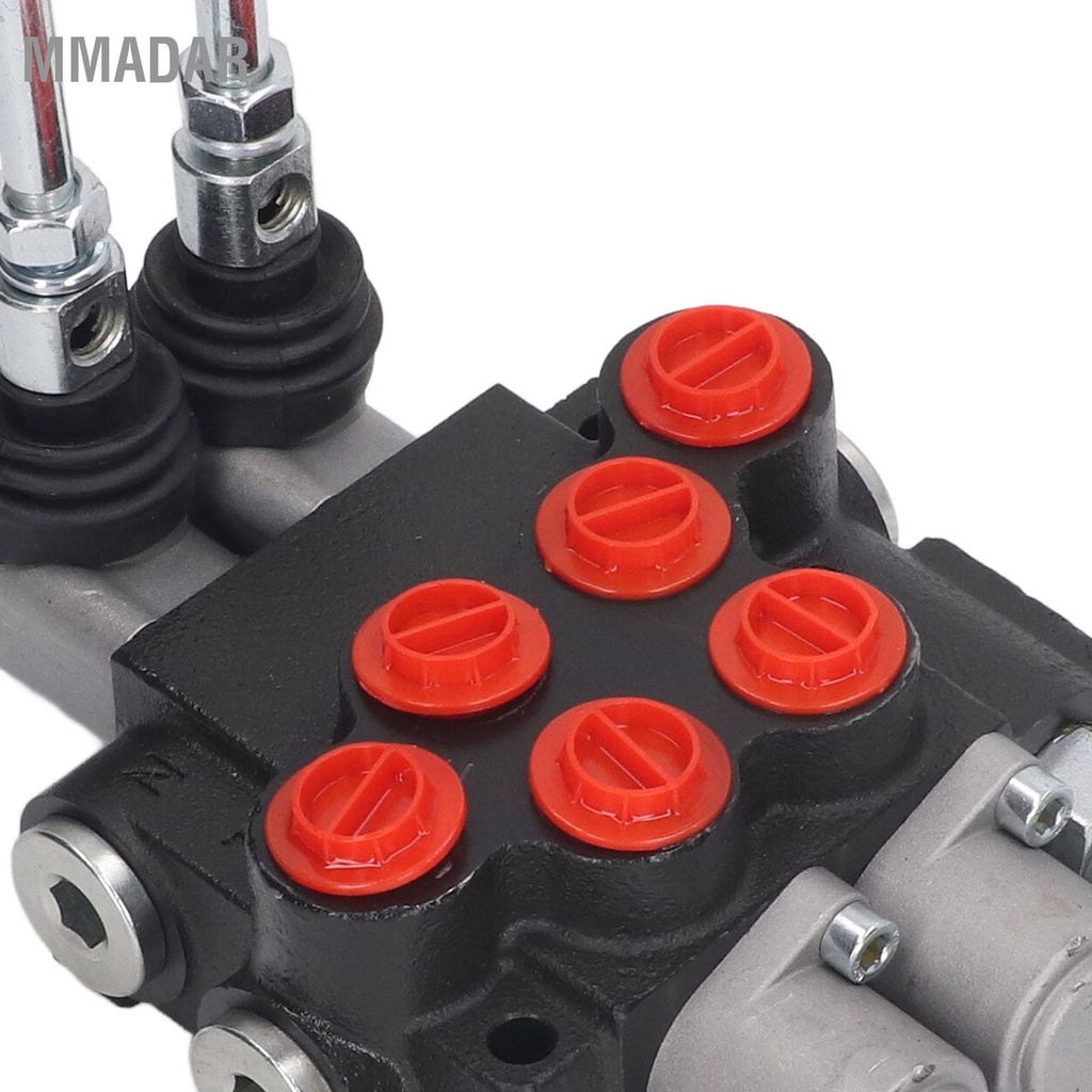 mmadar-วาล์วไฮดรอลิกวาล์วควบคุมทิศทาง-2-spool-double-acting-valve-สำหรับรถพ่วงตักรถแทรกเตอร์-p40-2ot