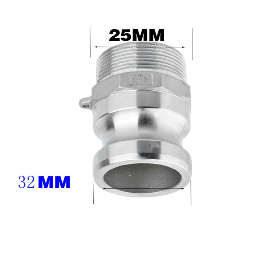 ข้อต่อสวมเร็วดับเพลิง ข้อต่อหูล็อค หัวล้อค สแตนเลส 304 ข้อต่อ Quick