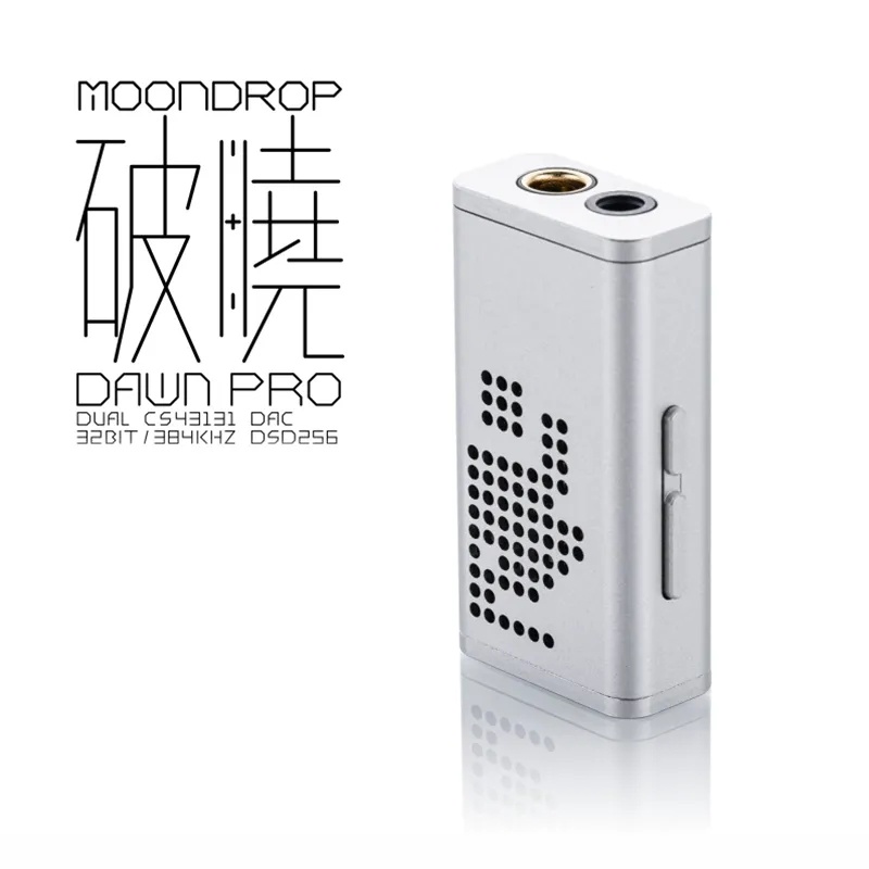 MOONDROP DAWN Pro DAC/AMP USB - Double CS43131 - 32bit/384kHz - Sortie 4.4mm Équilibrée - Pour Smartphone/PC