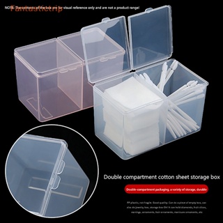Fantastictrip กล่องพลาสติกใส ป้องกันฝุ่น สําหรับเก็บสําลีก้าน เครื่องสําอาง ลิปสติก