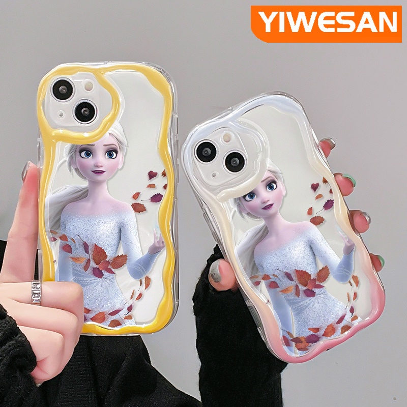 เคสโทรศัพท์มือถือ-ซิลิโคนนิ่ม-ใส-กันกระแทก-ลายการ์ตูนเอลซ่าน่ารัก-สีครีม-สําหรับ-xiaomi-redmi-note-8-note-8t-note-9