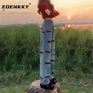 EOENKKY  เกงกางยีนส์ กางเกงขายาว กางเกง 2023 NEW  พิเศษ รุ่นใหม่ คุณภาพสูง Beautiful C97BE9K 36Z230909