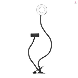 Andoer Clip-On Mini USB Ring Light with Flexible Arms Design for Live Streaming and Online Video Selfies