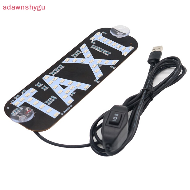 adagu-taxi-ไฟป้ายแท็กซี่-led-สองสี-เปลี่ยนสีได้-2-สี-พร้อมตะขอ-usb-สีแดง-และสีเขียว-usb-th