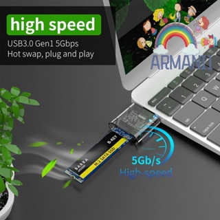 [armani1.th] กล่องดิสก์ M2 SSD SATA USB3.0 ความเร็วสูง 5Gbps Gen 1 SSD