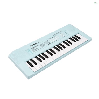 [พร้อมส่ง] เปียโนอิเล็กทรอนิกส์ พร้อมคีย์บอร์ด 37 คีย์ ขนาดเล็ก สีฟ้า สําหรับเด็ก