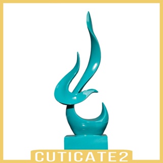 [Cuticate2] ฟิกเกอร์รูปปั้นเปลวไฟแอปสแตรกท์ สําหรับตกแต่งบ้าน โต๊ะกาแฟ ห้องนั่งเล่น