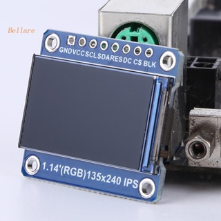 โมดูลหน้าจอ LCD 1.14 นิ้ว SPI อินเตอร์เฟซ 3.3V 8 Pin ST7789 สําหรับ Arduino [Bellare.th]
