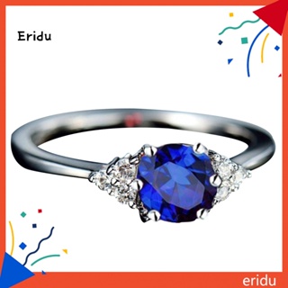 [ER] แหวนพลอยเทียม ประดับไพลิน มรกต ของขวัญแต่งงาน สําหรับผู้หญิง