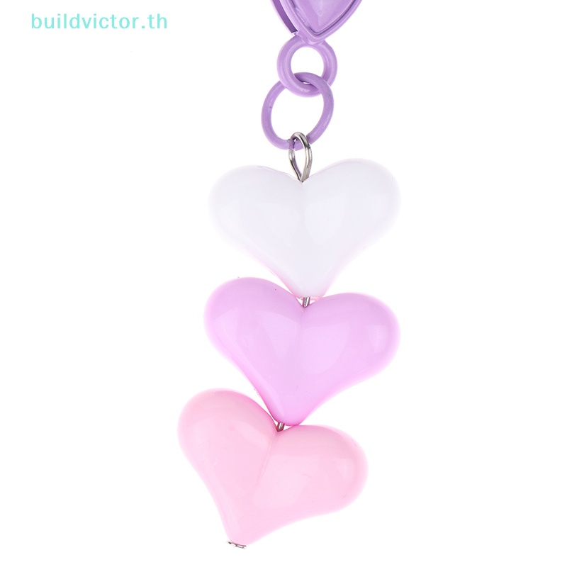 buildvictor-พวงกุญแจ-จี้รูปหัวใจน่ารัก-1-ชิ้น-สําหรับกระเป๋าเป้สะพายหลัง-diy