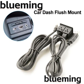 Blueming2 อะแดปเตอร์สายเคเบิ้ลชาร์จ USB คู่ สําหรับรถยนต์