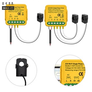 ⭐NEW ⭐80A WiFi Energy Meter with Current Transformer Clamp KWh Power Monitor