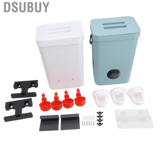Dsubuy Chicken Feeder Water Dispenser Automatic Poultry Breeding Watering