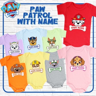 Haginbaby Paw Patrol ชุดรอมเปอร์ กําหนดชื่อได้ สําหรับเด็กทารก