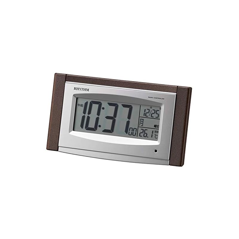 RHYTHM Alarm Clock Electric Wave Clock Electronic Sound Alarm ...