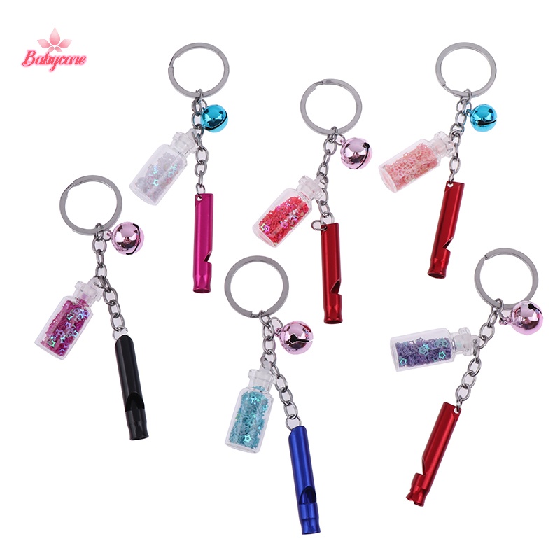 Byce> พวงกุญแจนกหวีดฉุกเฉิน อลูมิเนียม แบบพกพา สุ่มแบบ Shopee Thailand