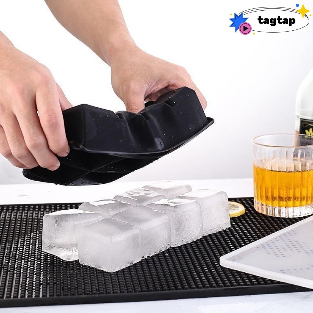 Tagtap 4/6/8 Grid Ice Maker, แม่พิมพ์ก้อนน้ําแข็งซิลิกาเจลแช่แข็งอย่าง ...