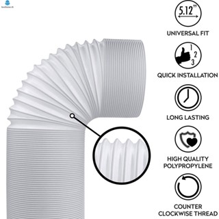 ท่อไอเสียเครื่องปรับอากาศทั่วไป เส้นผ่าศูนย์กลาง 13 15 ซม. ยืดหยุ่น แบบเปลี่ยน