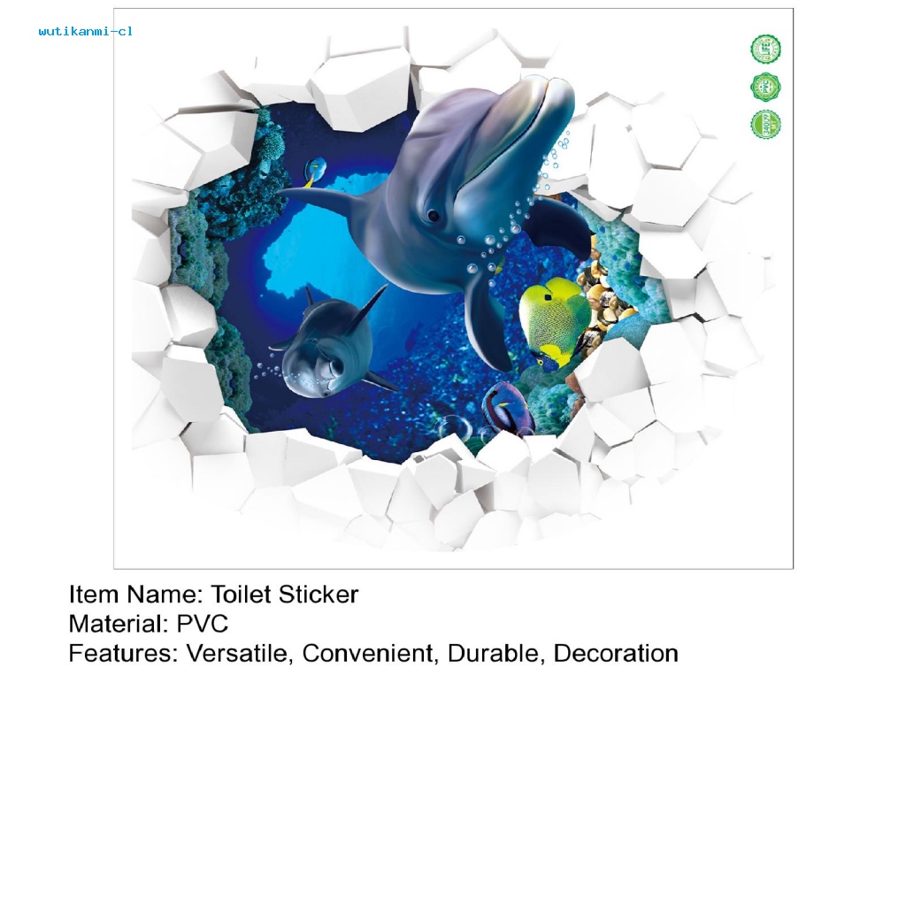 wutikanmi-สติกเกอร์ติดผนังห้องน้ํา-ลายปลาทะเล-สีสันสดใส-กันน้ํา-สําหรับบ้าน-ห้องน้ํา-ผู้ซื้อเอเชียตะวันออกเฉียงใต้