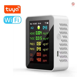  Tuya Wifi Portable Air Quality Meter for Carbonic Oxide and CO2 Detection
