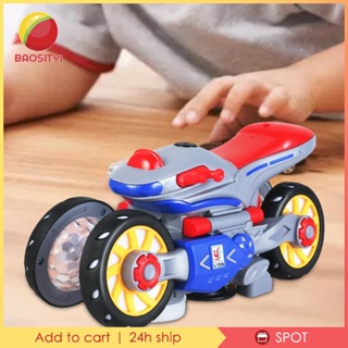 [Baosity1] ของเล่นรถจักรยานยนต์ หมุนได้ 360 องศา ของขวัญวันเกิด สําหรับเด็กวัยหัดเดิน
