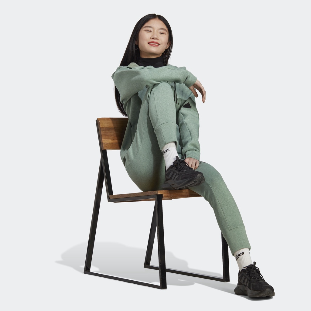 adidas-ไลฟ์สไตล์-กางเกงขาเจ็ดส่วนเอวสูง-mission-victory-ผู้หญิง-สีเขียว-ic0303