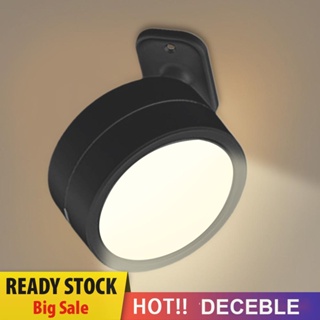 [Deceble.th] โคมไฟกลางคืน LED 2000mAh ขนาดเล็ก ปรับได้ 360 องศา สําหรับห้องนอน บ้าน