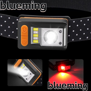 Blueming2 XPE+LED ไฟหน้า น้ําหนักเบา โฟกัสในตัว Type-c ชาร์จได้ สําหรับตกปลา ตั้งแคมป์
