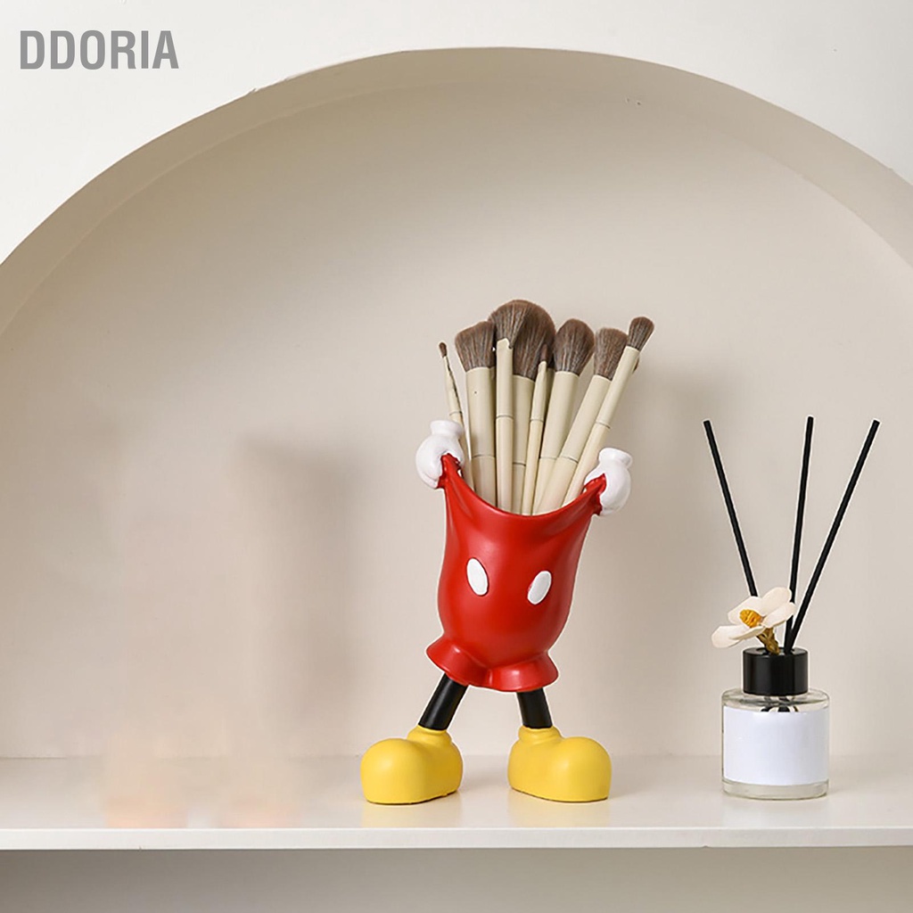 ddoria-ผู้ถือปากกาการ์ตูนน่ารักอะนิเมะเดสก์ท็อปเครื่องเขียนปากกาผู้ถือเครื่องประดับผู้ถือแปรงแต่งหน้า