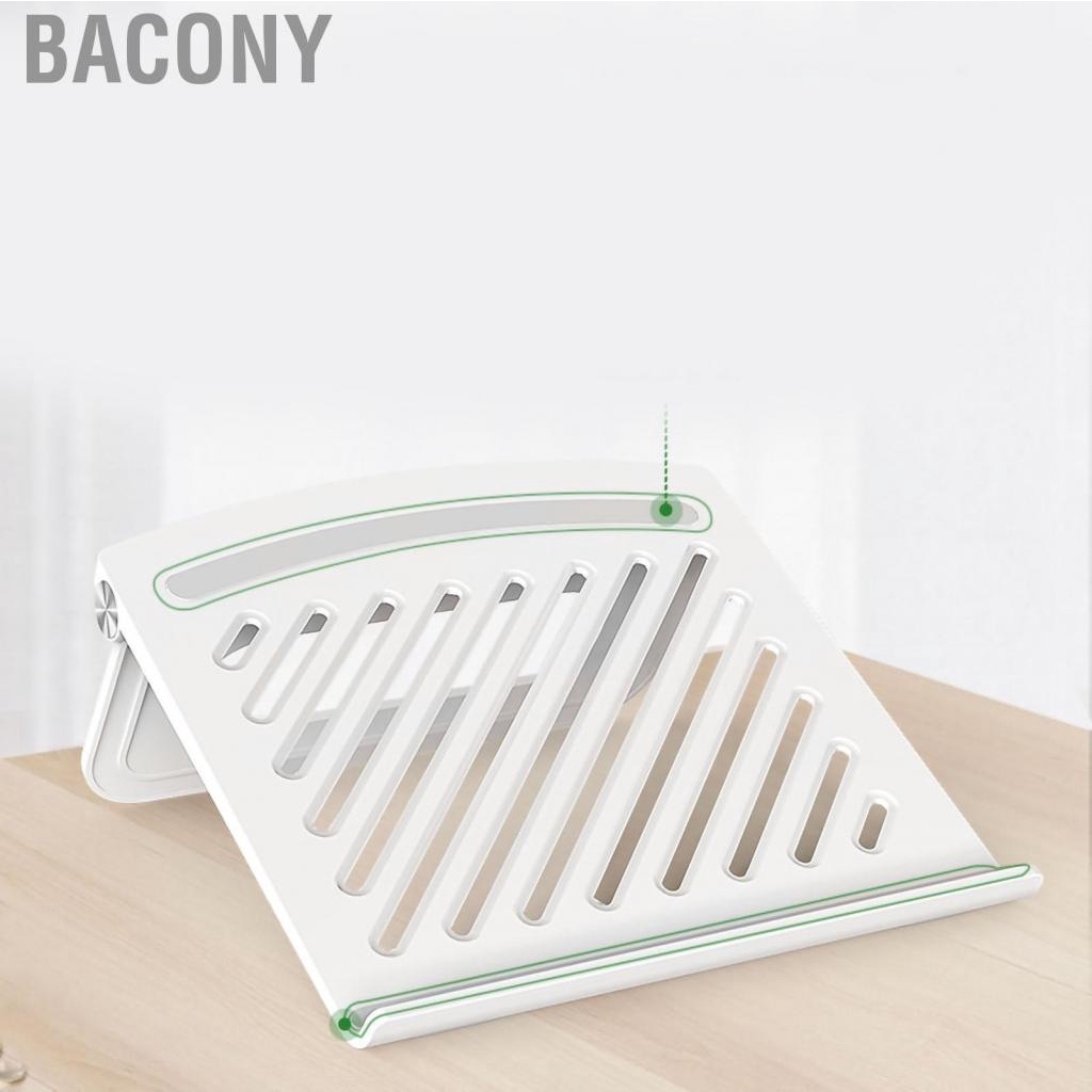bacony-folding-stand-for-tablet-ergonomic-base-hollow-cooling-non-slip-portable-notebook-desk-holder