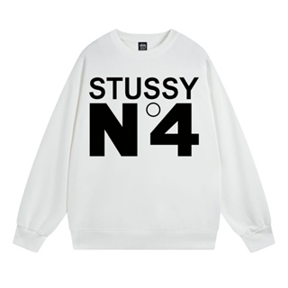 Stussy - เสื้อกันหนาว คอกลม พิมพ์ลาย No.4 แฟชั่น อเนกประสงค์ สําหรับผู้ชาย และผู้หญิง Jryer