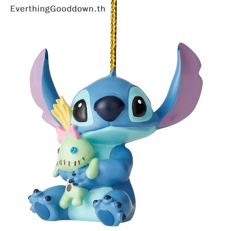 ever-จี้ฟิกเกอร์อะคริลิค-รูปการ์ตูนดิสนีย์-lilo-amp-stitch-สําหรับตกแต่งต้นคริสต์มาส