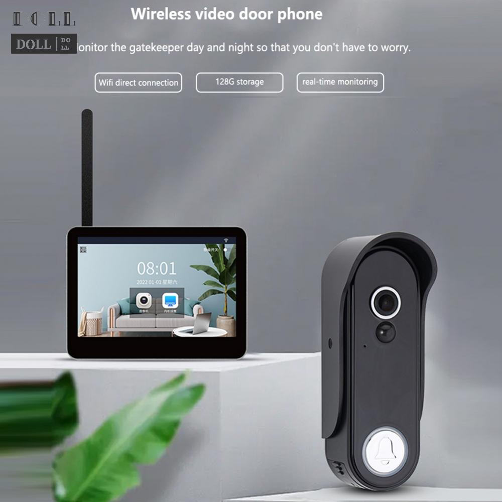 new-7-inch-1080p-hd-wireless-video-door-intercom-with-camera-motion-sensor-pir