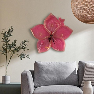 Flgo แม่พิมพ์ซิลิโคน รูปนาฬิกา ดอกไม้ สําหรับตกแต่งบ้าน ห้องนั่งเล่น DIY