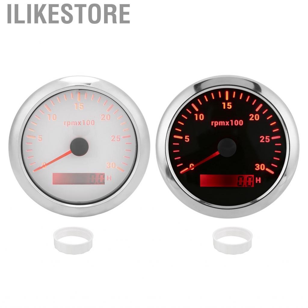 Tachimetro ELING 6000 RPM Per Auto E Barche - Retroilluminazione 8 Colori