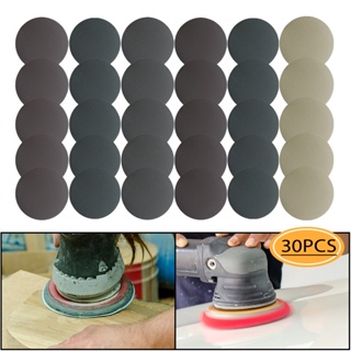 25pcs Wet Dry Sandpaper Assortment 1000/1500/2000/3000/5000 Grit Sander  Disc 5 Inch /125mm With Hook&Loop Sanding Pad For Wood - AliExpress