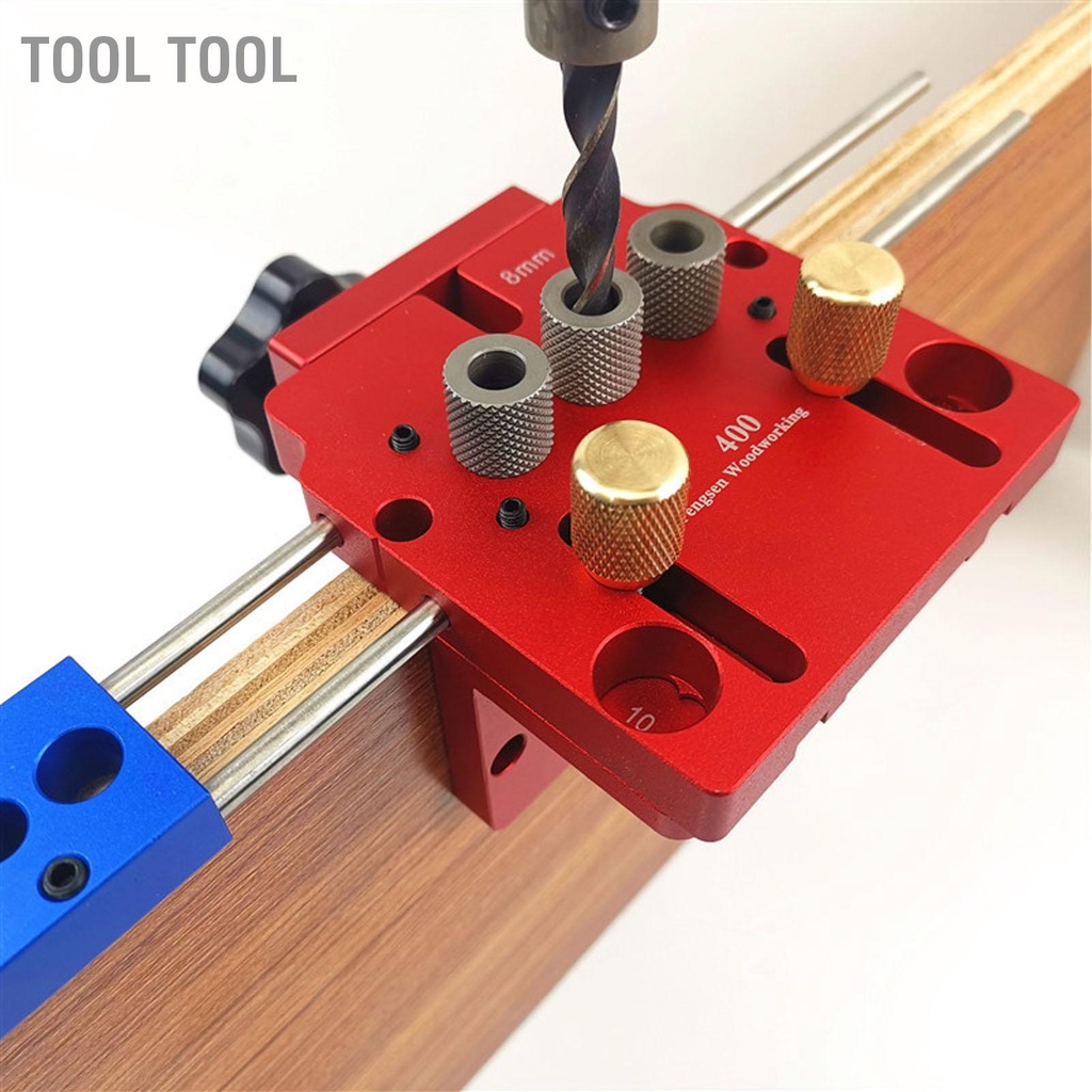 Tool Self Centering Dowel Jig Kit งานไม้ Doweling Set เจาะ Locator