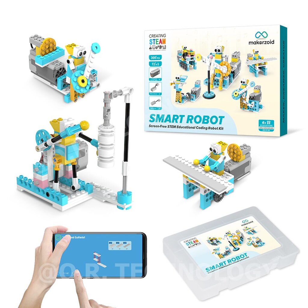 Makerzoid MKZ-PF-SD SMART ROBOT STEAM Educational Programmable Robot ...
