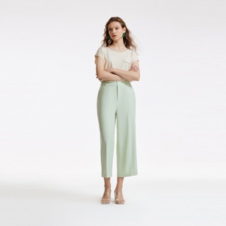 G2000 กางเกงขายาวผู้หญิง ทรงใส่สบาย (RELAXED FIT) รุ่น 3126207053 GREEN กางเกงขายาว เสื้อผ้า เสื้อผ้าผู้หญิง