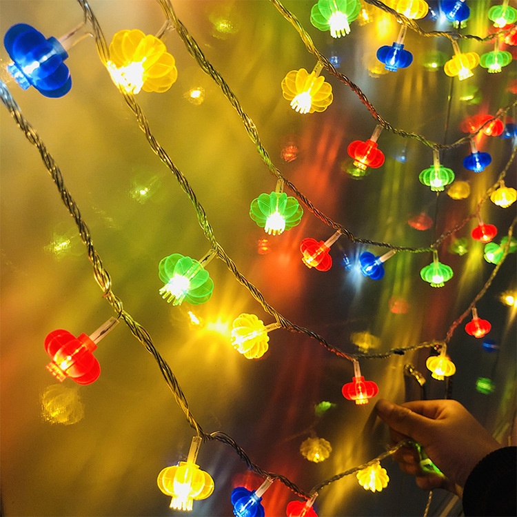 2/4m ปีใหม่ Led Fu String ไฟ/ไฟ Led/ไฟปมจีน/โคมไฟตกแต่งเทศกาลฤดูใบไม้ ...