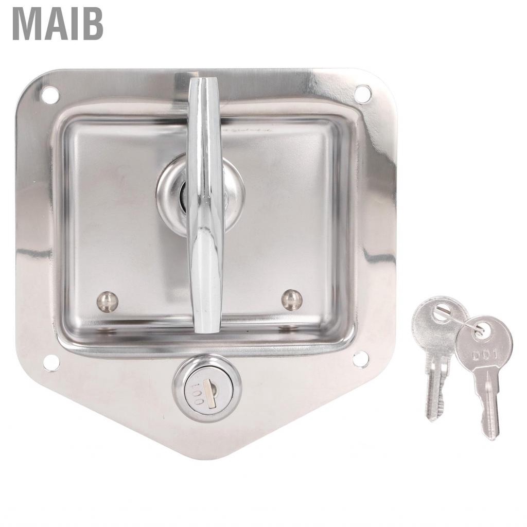 Maib T Handle Tool Box Lock Toolbox Stainless Steel Polished Door with