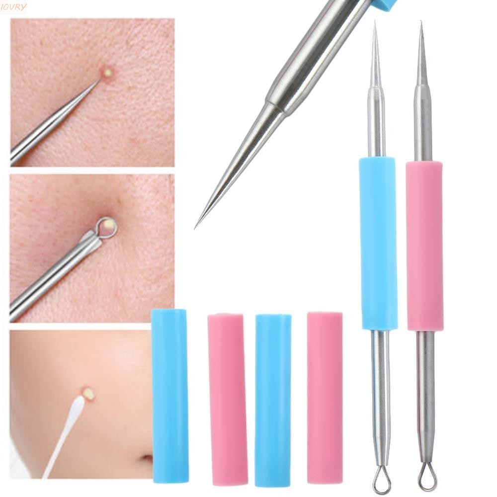 Ivory Acne Remover เข็ม Pimple Remover สองหัวซิลิกาเจล Blackhead ...